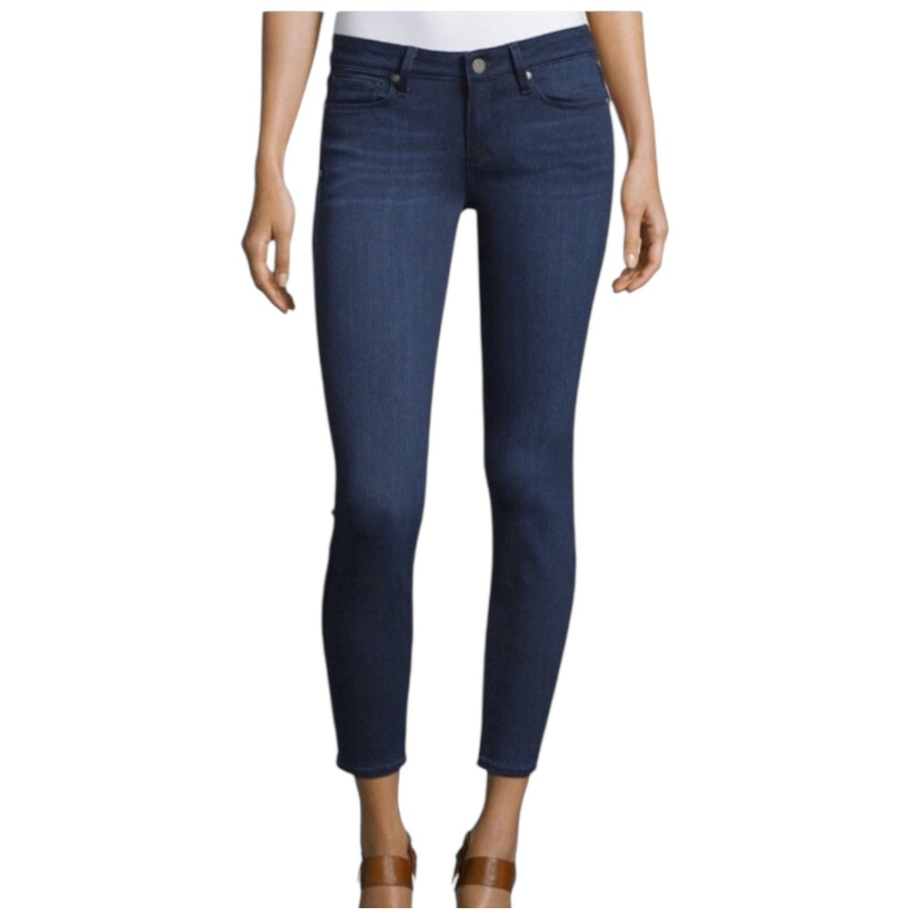 PAIGE Denim Verdugo Ultra Skinny Mid-Rise Jeans,‎ Pamela Dark Wash, Size 25